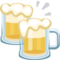 Clinking Beer Mugs emoji on Facebook